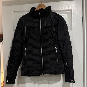 Spyder Women's Black Falline Puffer Ski Jacket
